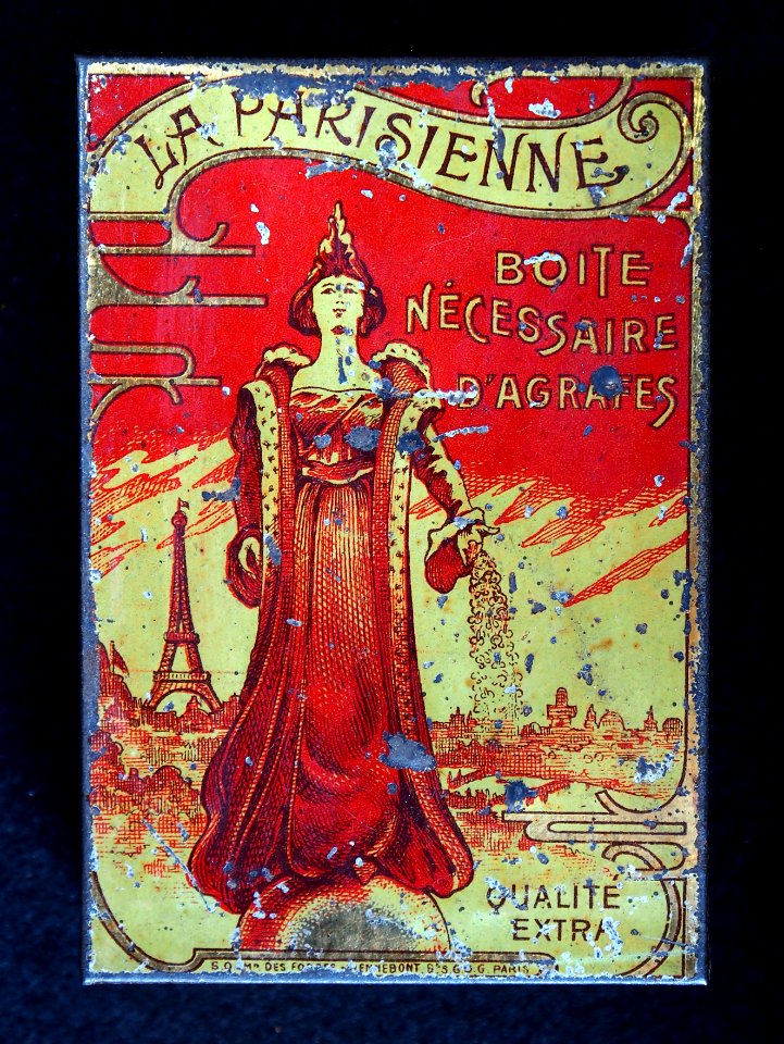 La Parisienne, blikje, agrafe a ressort, foto1 photo