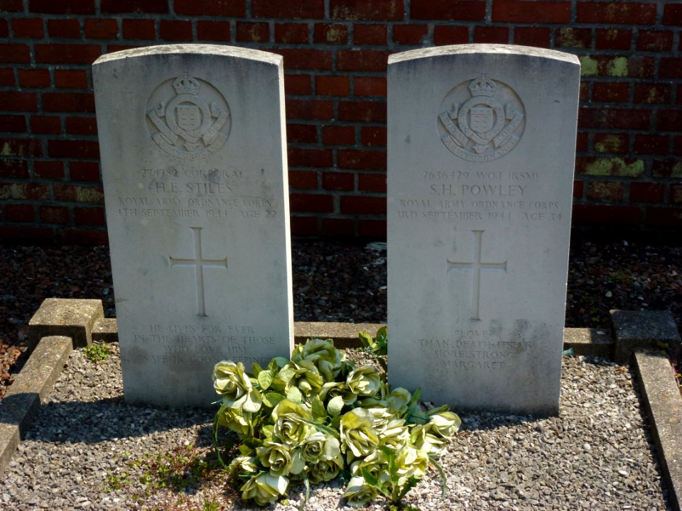 La Neuville (Nord, Fr) tombes de guerre de la CWGC