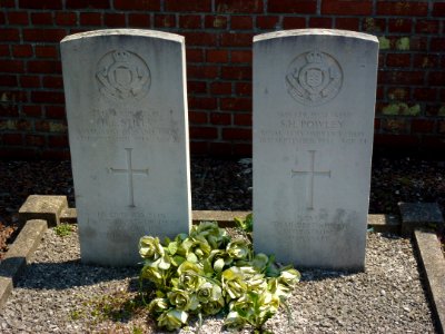 La Neuville (Nord, Fr) tombes de guerre de la CWGC