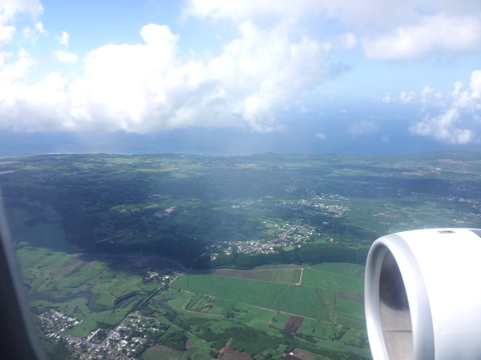 La Guadeloupe vue du ciel