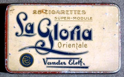 La gloria orientale sigaren, Vander Elst