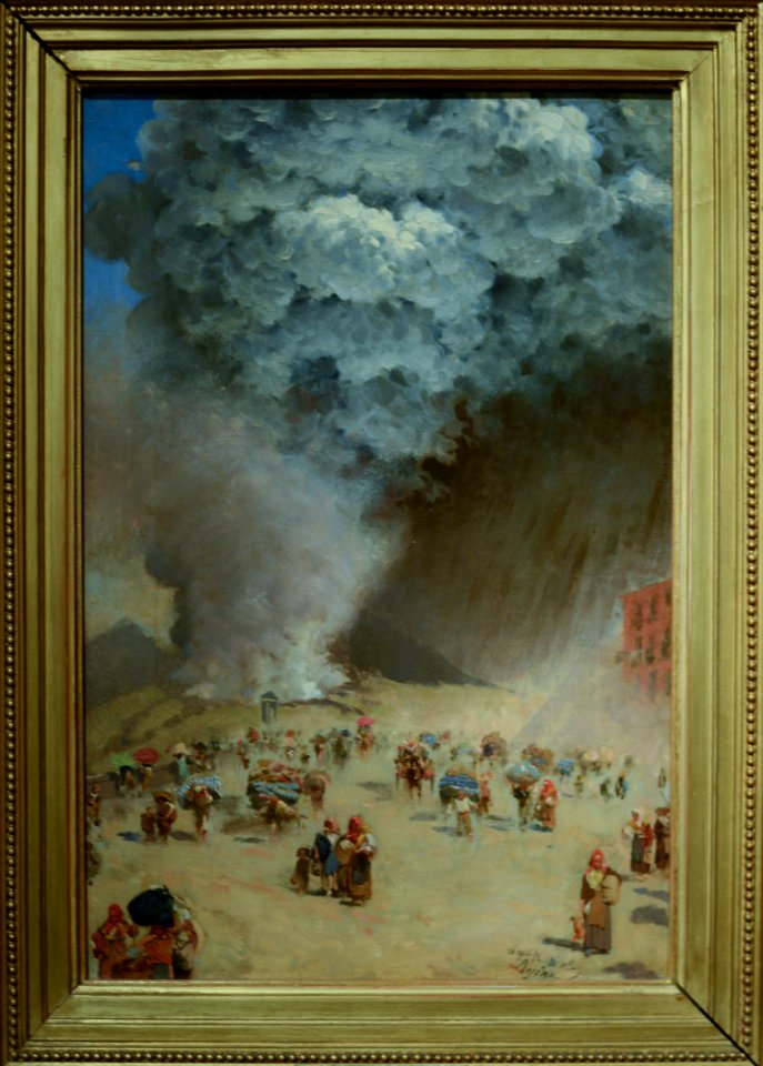 La pioggia di cenere 1872 – De Nittis
