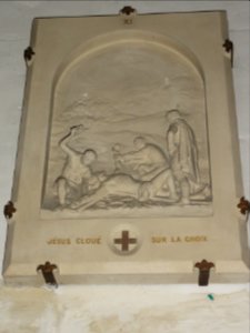 La Frénaye (Seine-Mar.) église, chemin de croix station 11