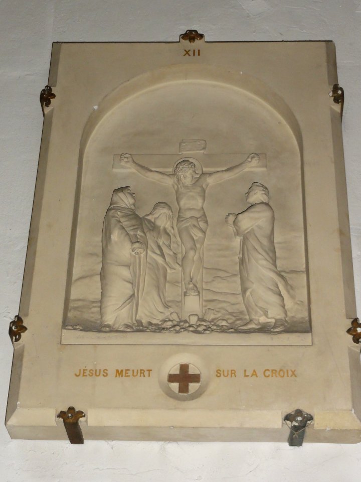 La Frénaye (Seine-Mar.) église, chemin de croix station 12
