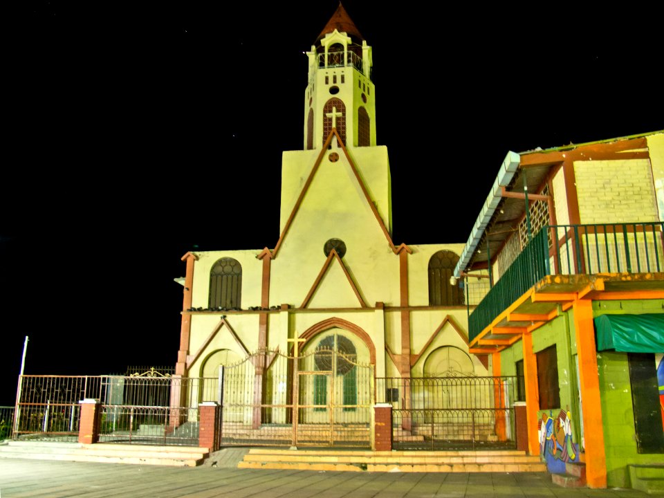 La iglesia de Stgo Texacuangos San Salvador El Salvador