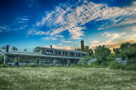 Abandoned architecture structure