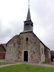 La Hérie (Aisne) église, façade