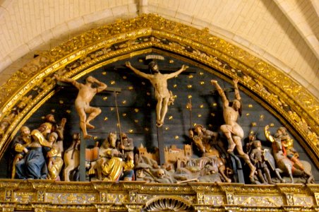 La Puebla de Arganzon - Nuestra Señora de la Asuncion, retablo mayor 04