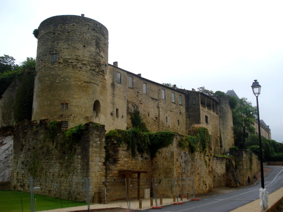 La Réole (Gironde, Fr) castle and abbey