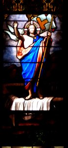 La Résurrection, vitrail Champigneul et Maréchal, St-Jean-de-Bassel