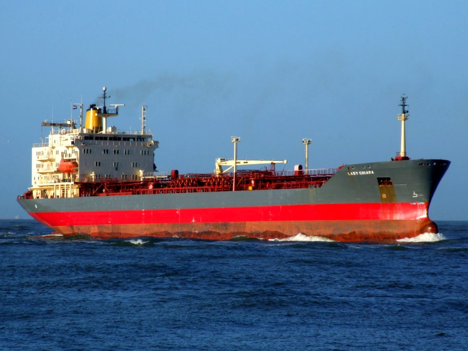 Lady Chiara p2 approaching Port of Rotterdam, Holland 29-Nov-2006
