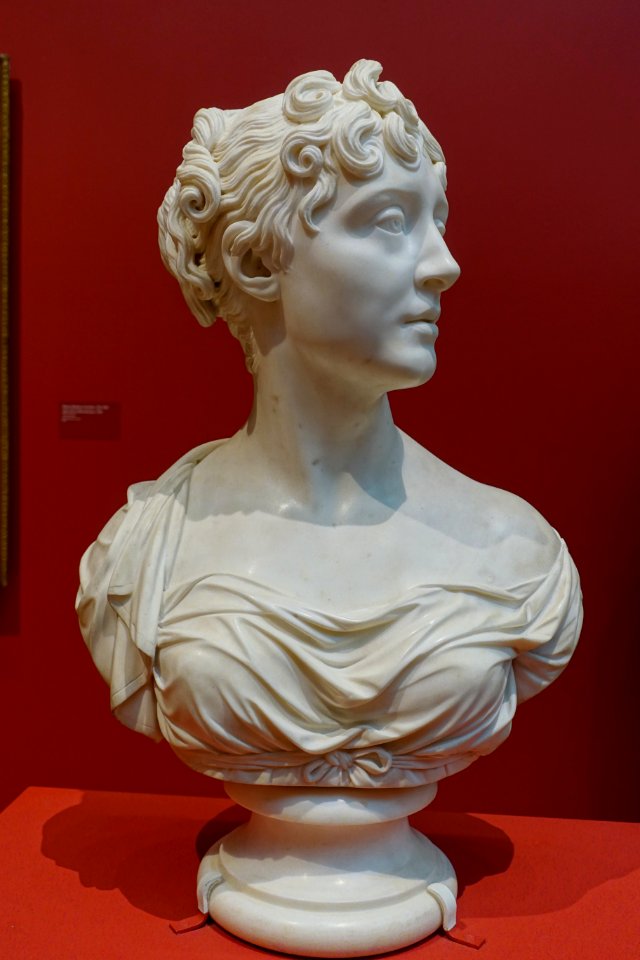 Lady Elizabeth Bingham by Joseph Nollekens, 1810, marble - California Palace of the Legion of Honor - San Francisco, CA - DSC02800