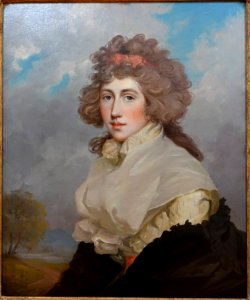 Lady Frances (Lascelles) Douglas by John Hoppner, 1784-1786, oil on canvas - Krannert Art Museum, UIUC - DSC06245