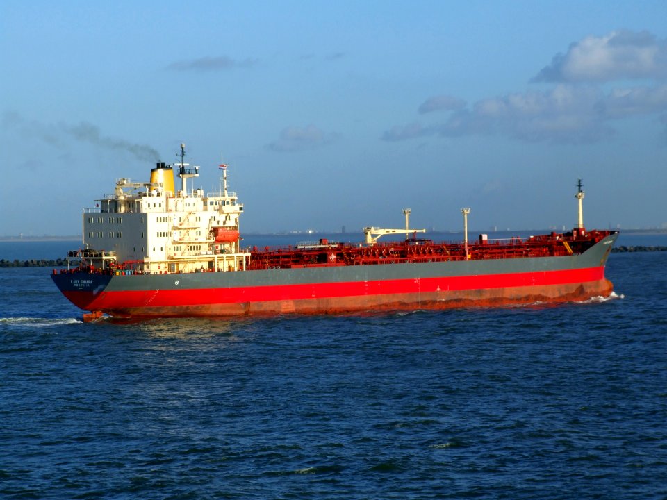 Lady Chiara p5 approaching Port of Rotterdam, Holland 29-Nov-2006