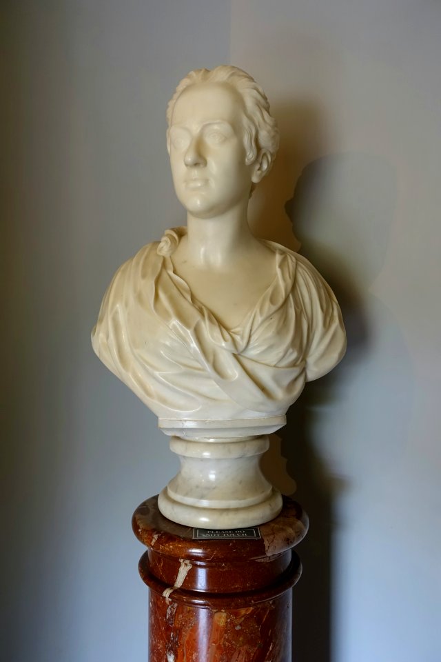 Lady Elizabeth Yorke, Lady Anson (1725-1760), sculptor unknown, marble - Shugborough Hall - Staffordshire, England - DSC00298