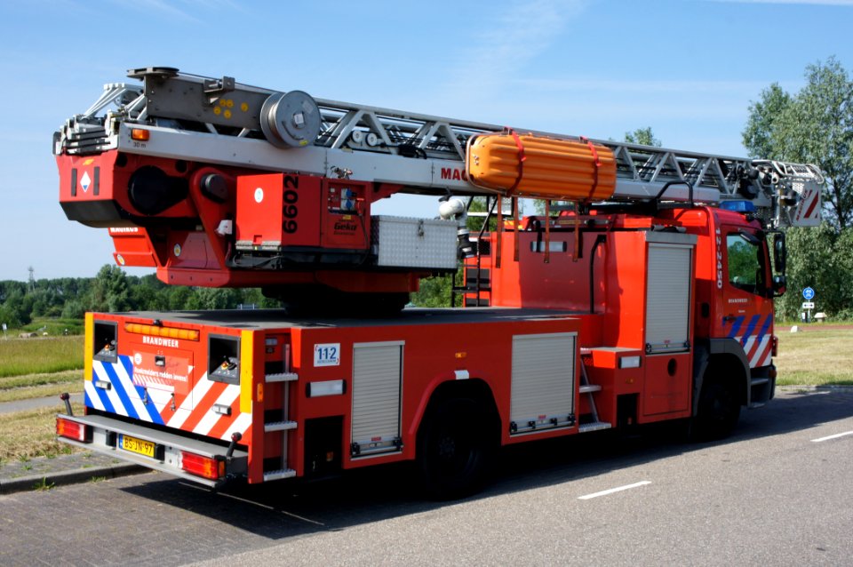 Ladderwagen Brandweer Velsen Unit 6602