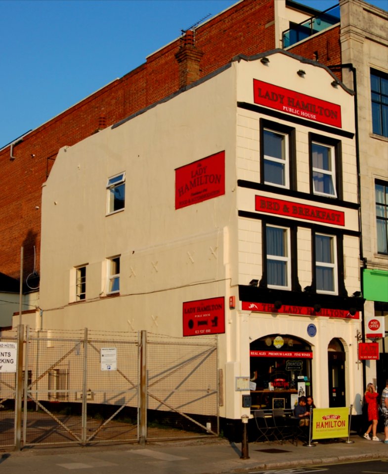 Lady Hamilton pub, The Hard, Portsmouth (April 2019)
