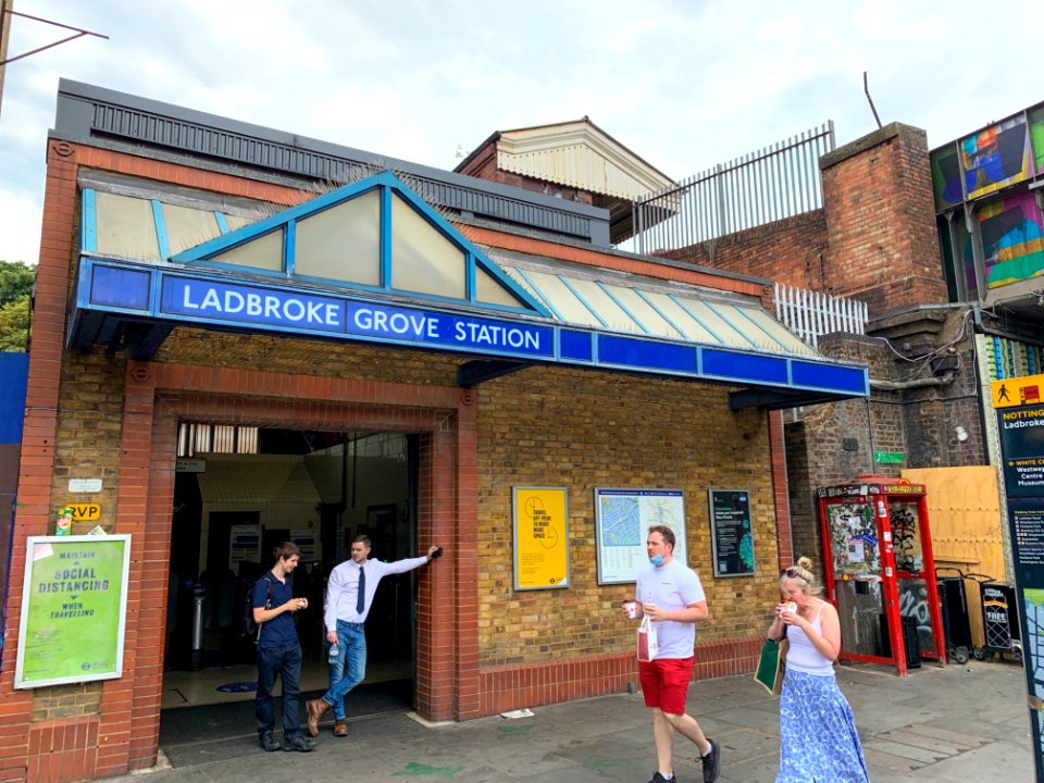 Ladbroke Grove station building 2020