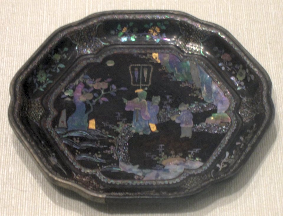 Lacquer plate from China, Kangxi period (1661-1722), --Honolulu Academy of Arts-- II