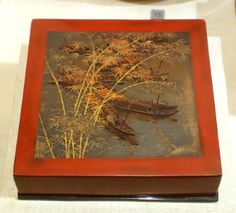 Lacquered box - Vietnam National Museum of Fine Arts - Hanoi, Vietnam - DSC05256