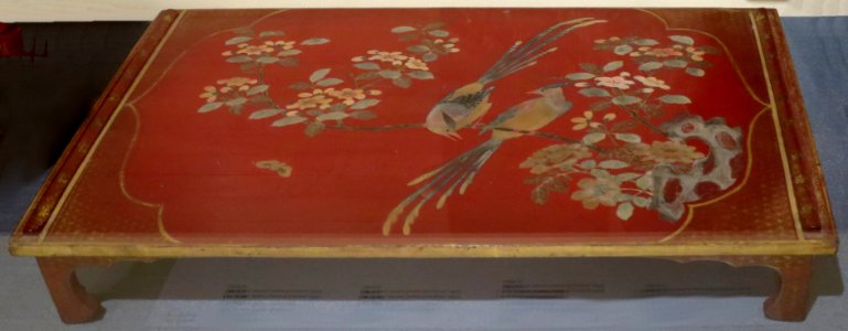 Lacquer table from Okinawa, 18th century, Honolulu Museum of Art 3801.1