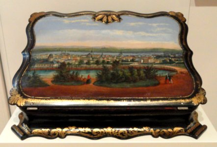 Lady's writing box with View of Montreal, England, c. 1855-1865 - Royal Ontario Museum - DSC00276