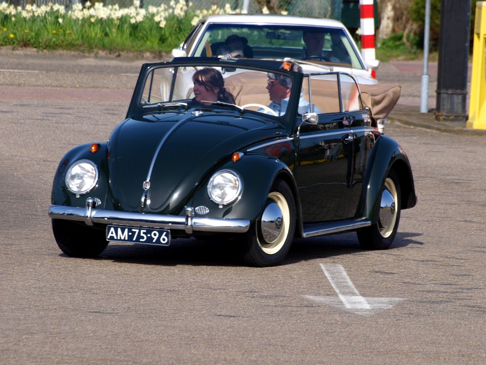 Lack Volkswagen Beetle, Dutch registration AM-75-96