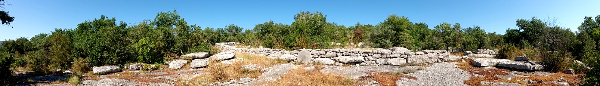 Labeaume - Site des dolmens de Ranc de Figère - Panorama