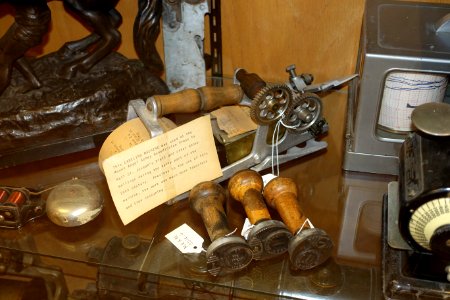Labeling machine - Mount Angel Abbey Museum - Mount Angel Abbey - Mount Angel, Oregon - DSC00069