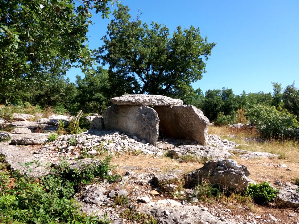 Labeaume - Site des dolmens de Ranc de Figère - Dolmen restauré 2