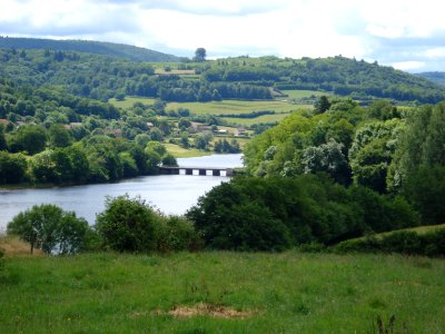 Lac du Crescent vue vers l'amont