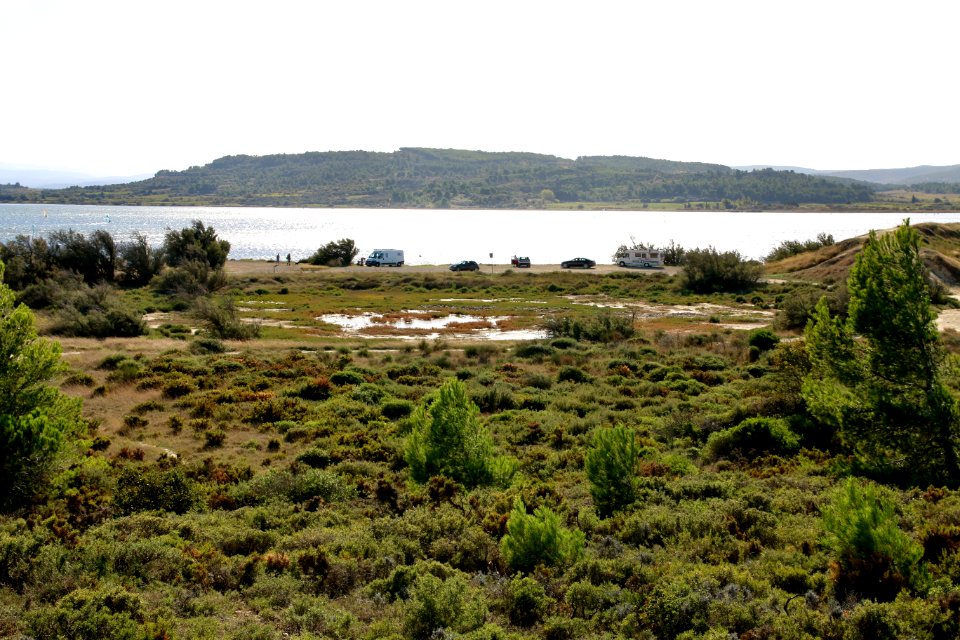 Lac des Capelles hill view