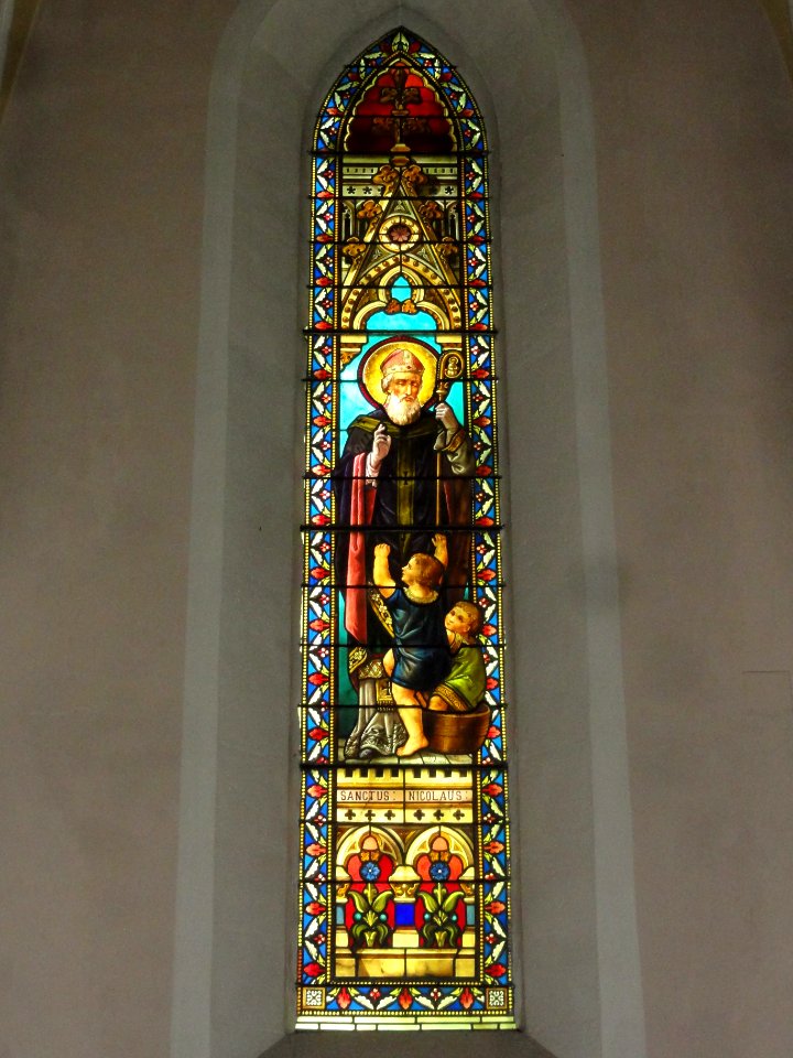 Labenne (Landes) église Saint Nicolas, vitrail 05
