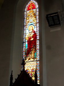 Labenne (Landes) église Saint Nicolas, vitrail 07