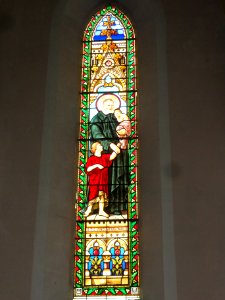 Labenne (Landes) église Saint Nicolas, vitrail 04