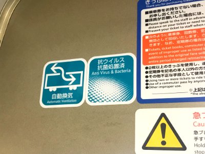 Labels to indicate countermeasures for COVID 19