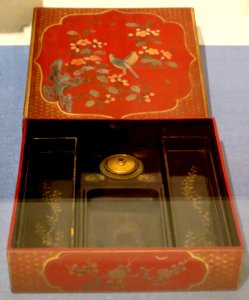 Lacquer writing box from Okinawa, 18th century, Honolulu Museum of Art