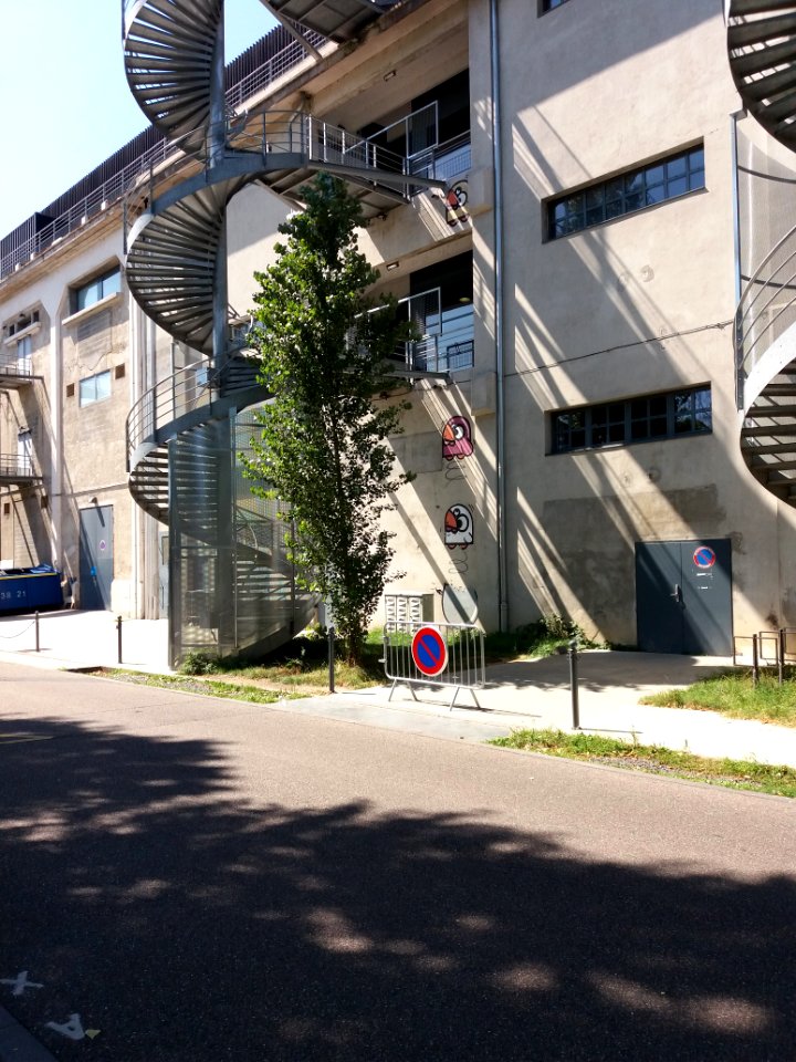 La Sucrière (Lyon) - Escalier extérieur