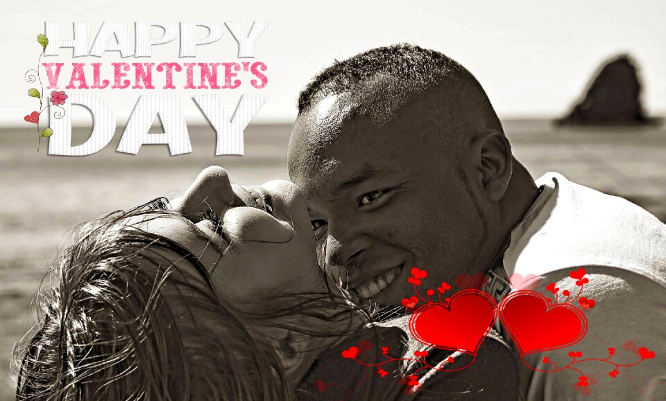 Happiness couple st valentine