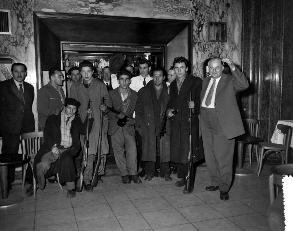 Laatste fotos uit Boedapest Opnamen op hoofdkwartier op Margareta eiland, Bestanddeelnr 908-1201