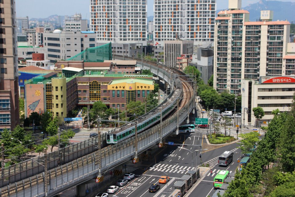 South korea subway transportation railway