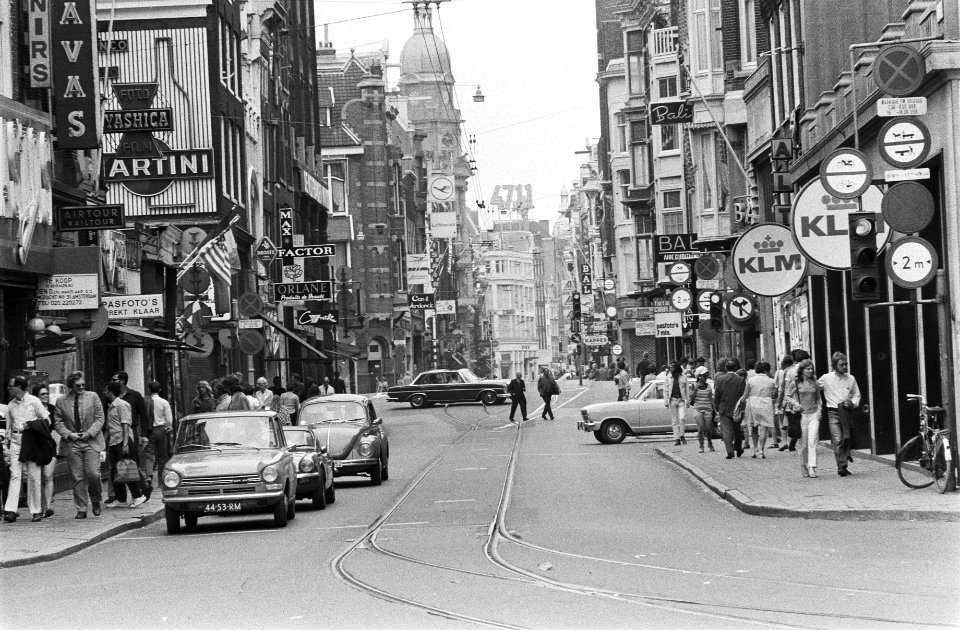 Laatste dag verkeer in Leidsestraat Amsterdam, Bestanddeelnr 924-7645