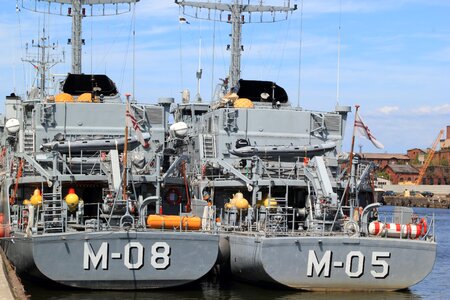 Harbor marine ships