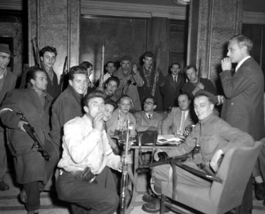 Laatste fotos uit Boedapest Opnamen op hoofdkwartier op Margareta eiland, Bestanddeelnr 908-1202