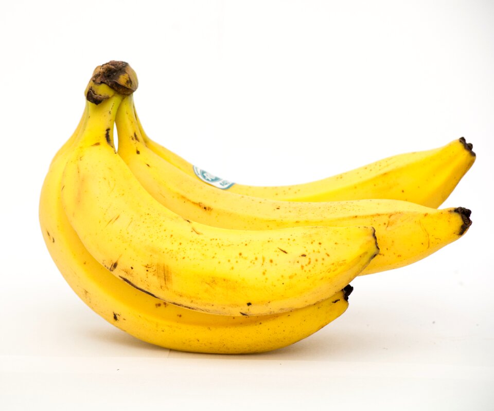 Fruit yellow white background