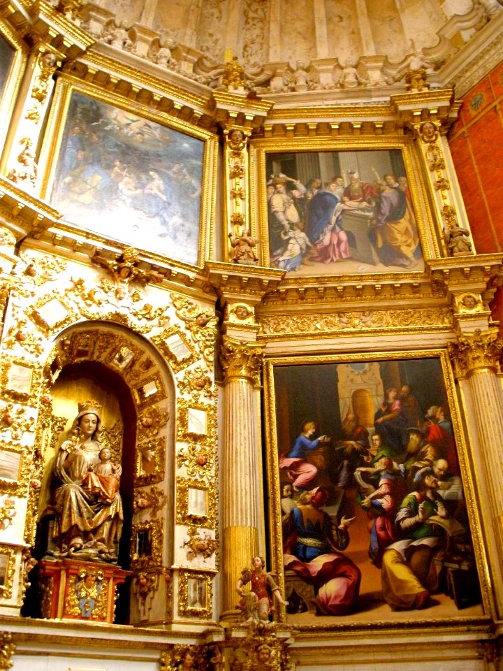La Vid - Monasterio de Santa María, retablo mayor 04