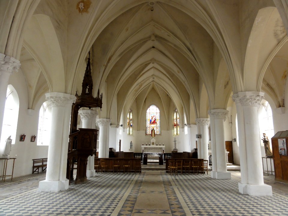 La Ville-aux-Bois-lès-Dizy (aisne) Église Saint-Fiacre-et-Saint-Blaise (08)