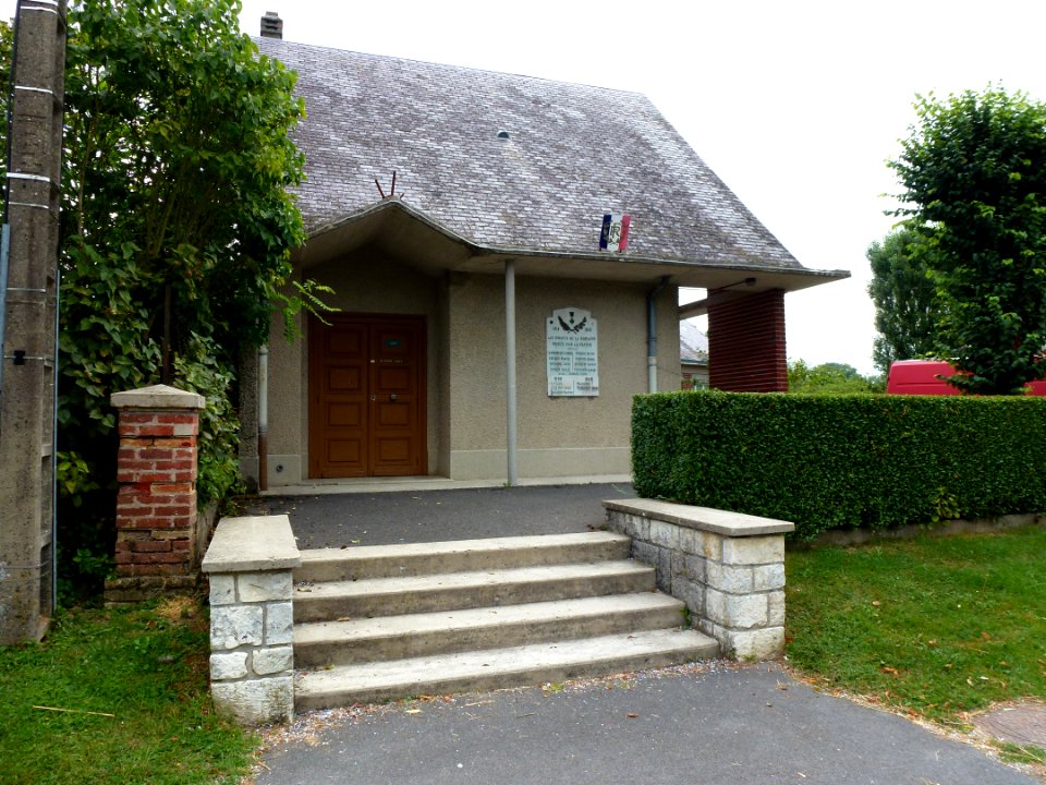 La Romagne (Ardennes) entrée de la mairie