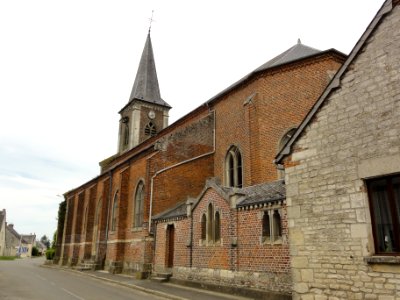 La Ville-aux-Bois-lès-Dizy (aisne) Église Saint-Fiacre-et-Saint-Blaise (01)