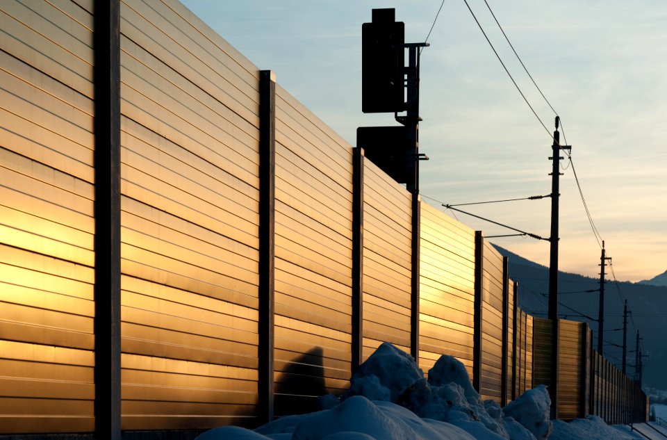 Lärmschutzwand Eisenbahn